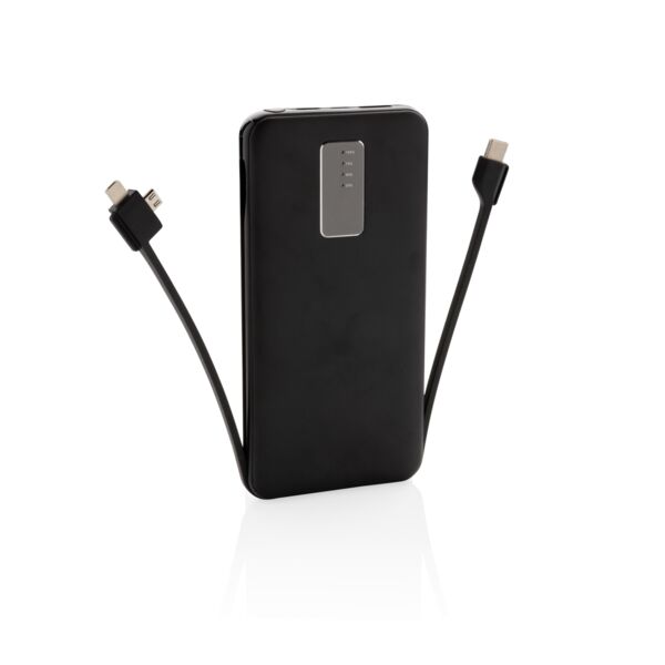 10.000 mAh powerbank with integrated cable Thumbnail