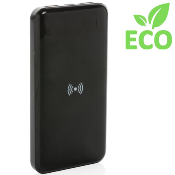 RCS standard recycled plastic wireless powerbank Thumbnail