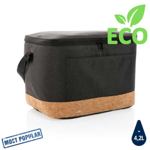 Impact AWARE XL RPET two tone cooler bag with cork detail Thumbnail