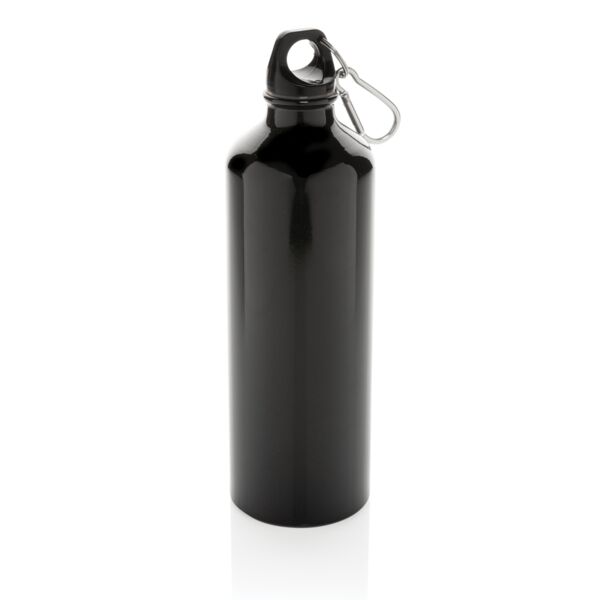 XL 750ml aluminium waterbottle with carabiner Thumbnail