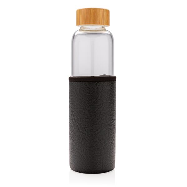 550ml Glass bottle with textured PU sleeve Thumbnail