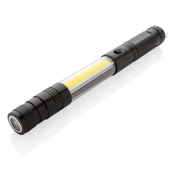 Large telescopic light with COB Thumbnail