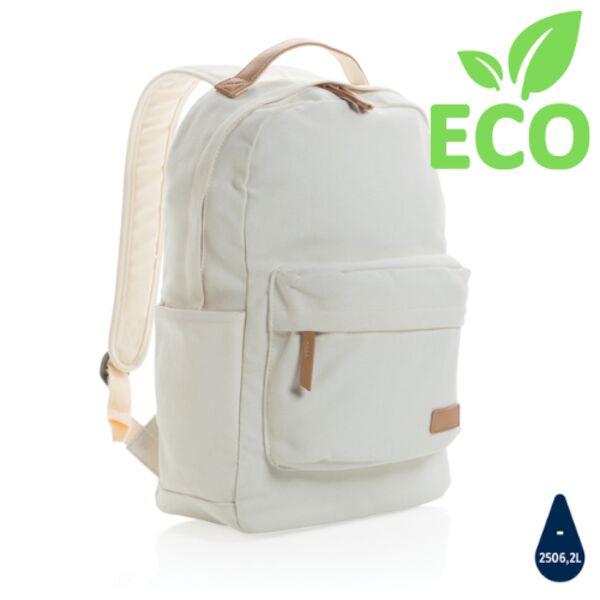 Impact AWARE 16 oz. recycled canvas backpack Thumbnail