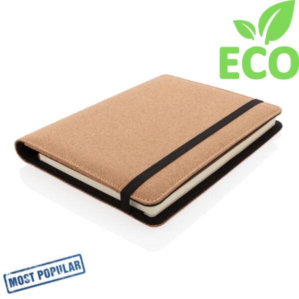 Deluxe cork portfolio A5 with pen Thumbnail