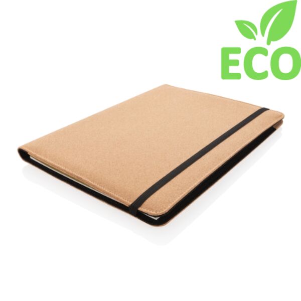 Deluxe cork portfolio A4 with pen Thumbnail