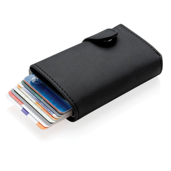 Standard aluminium RFID cardholder with PU wallet Thumbnail