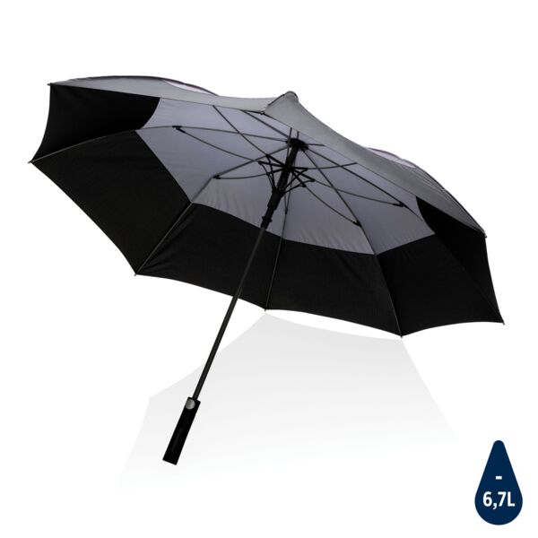 27" Impact AWARE RPET 190T auto open stormproof umbrella Thumbnail