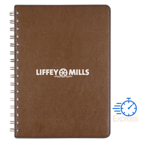 Lome Wiro Bound Executive Notebook 16.3 x 21.5cm with 192 page Thumbnail