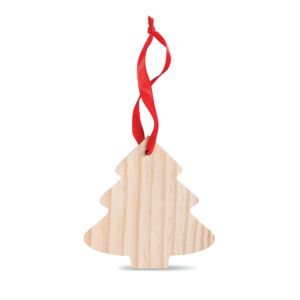 Pine tree shaped wooden hanger Thumbnail