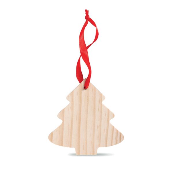 Pine tree shaped wooden hanger Thumbnail