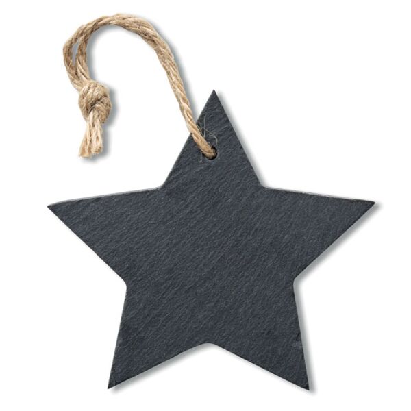 Slate xmas hanger star Thumbnail