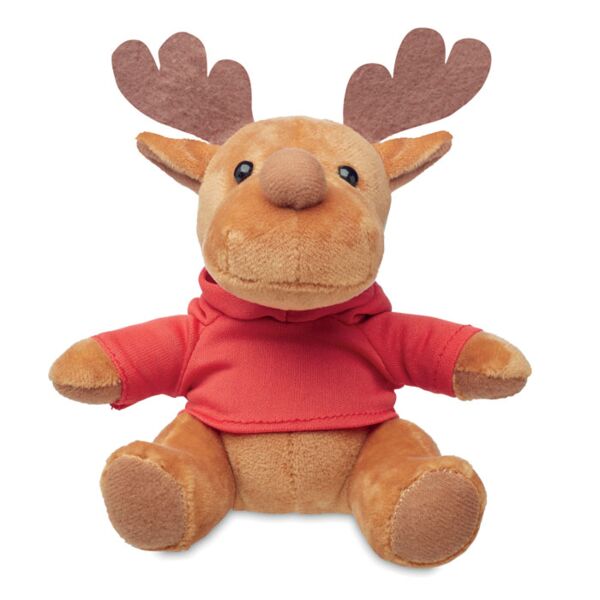 Plush reindeer with hoodie Thumbnail