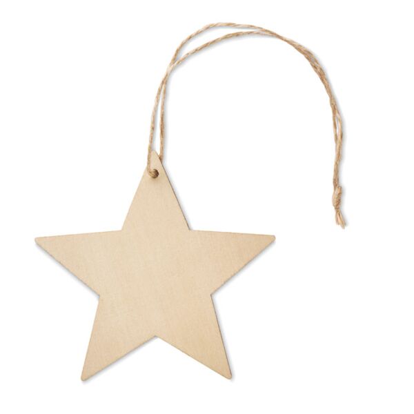 Wooden star shaped hanger Thumbnail
