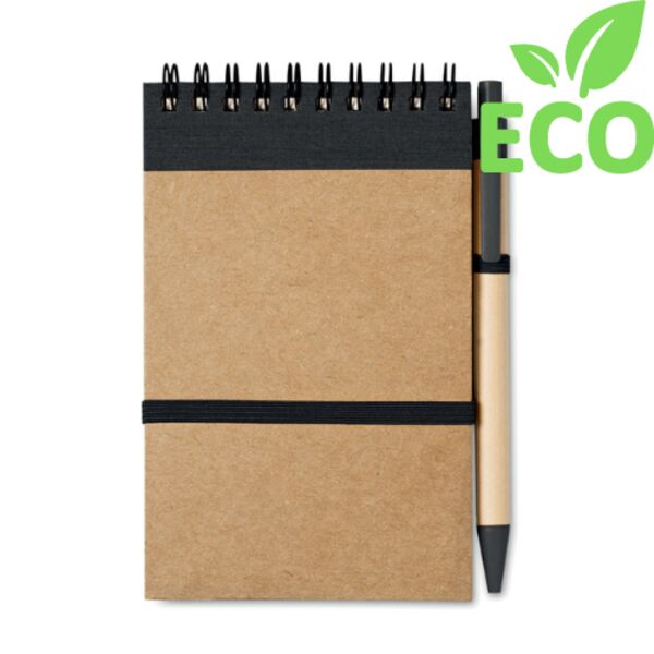 A6 recycled notepad with pen Thumbnail