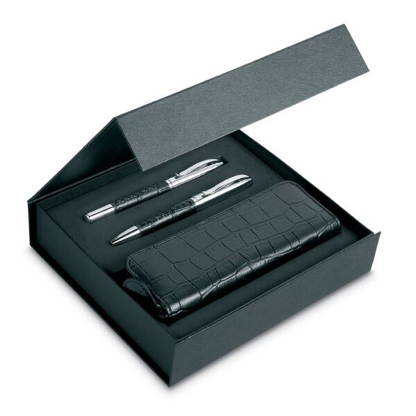 Pen set and pouch in PU case Thumbnail