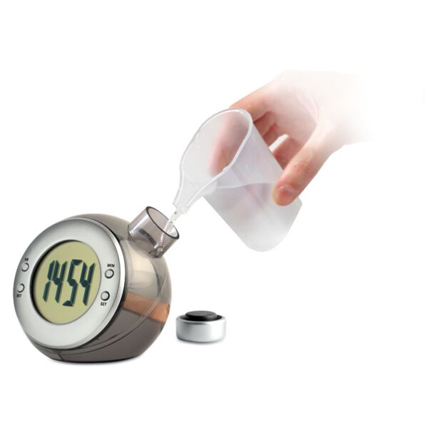 Water powered LCD desk clock Thumbnail