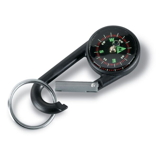 Carabiner hook with key ring Thumbnail