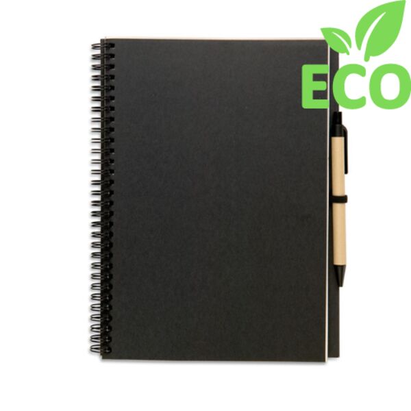 Recycled notebook with pen Thumbnail