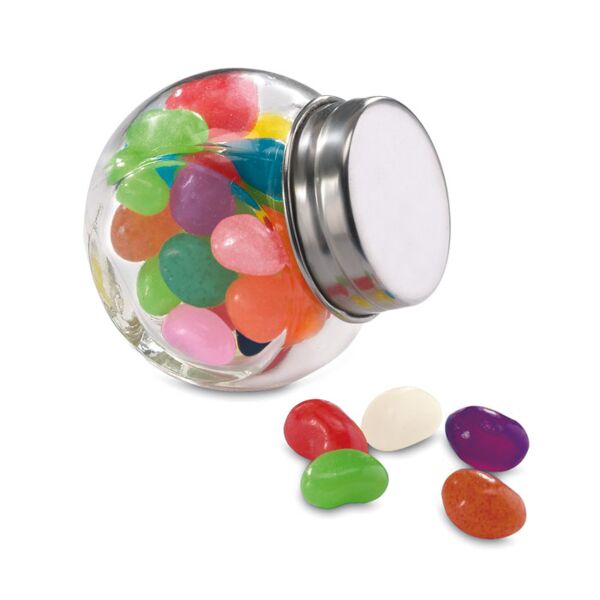 Glass jar with jelly beans Thumbnail