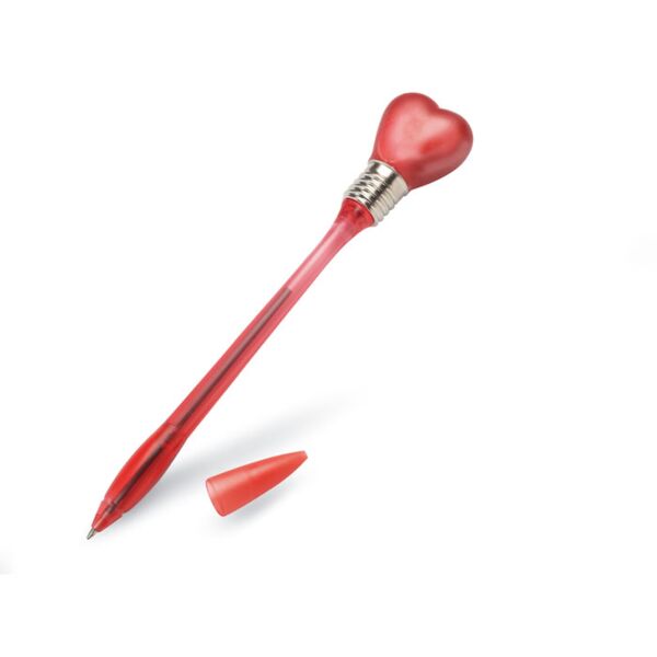 Heart shape light top ball pen Thumbnail