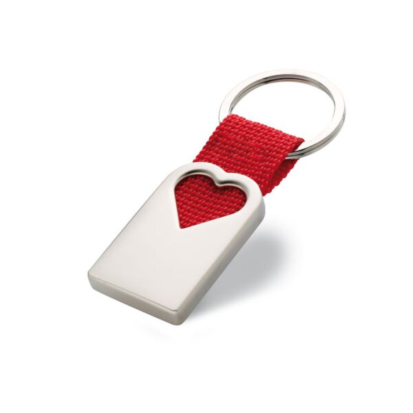 Heart metal key ring Thumbnail