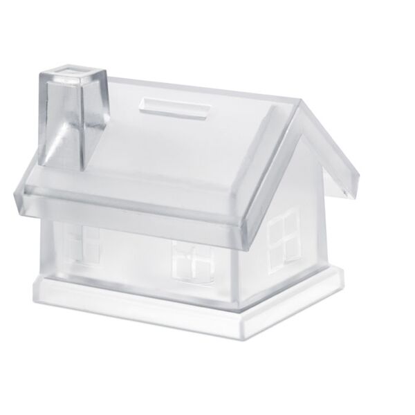 Plastic house coin bank Thumbnail
