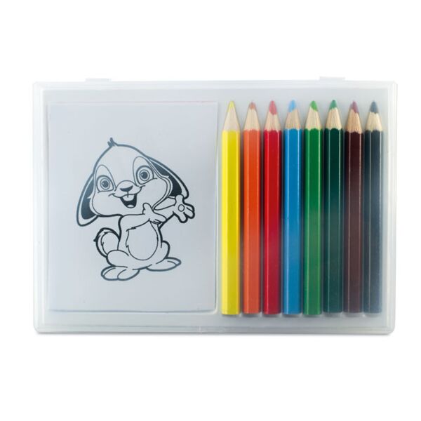 Wooden pencil colouring set Thumbnail