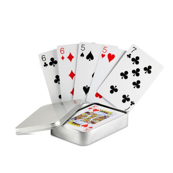 Playing cards in tin box Thumbnail