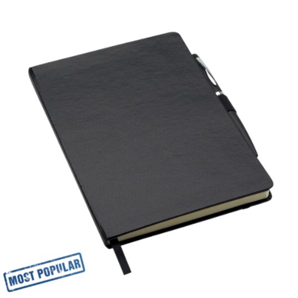 A5 notebook with pen 72 lined Thumbnail
