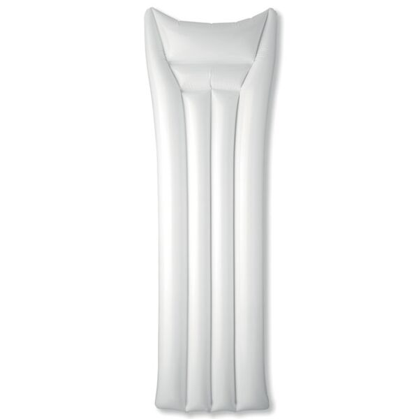 PVC mattress beach solid white Thumbnail