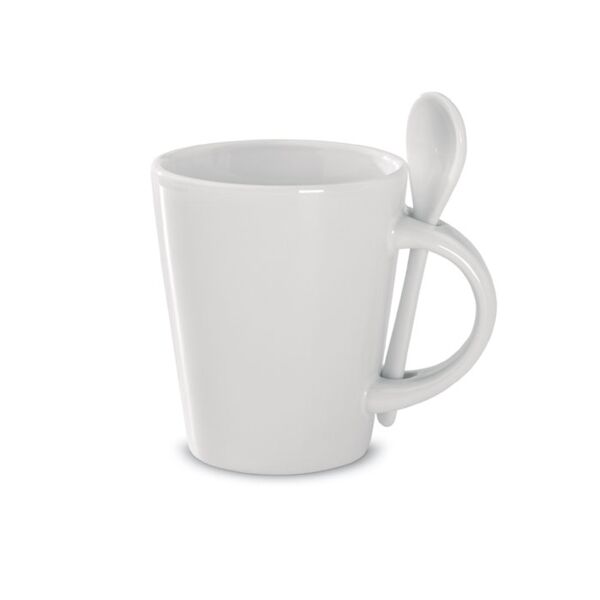 Sublimation mug with spoon Thumbnail