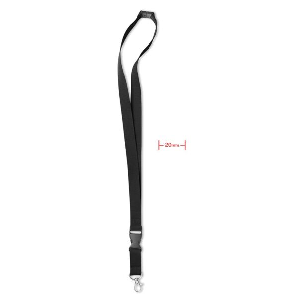 Lanyard with metal hook 20 mm Thumbnail