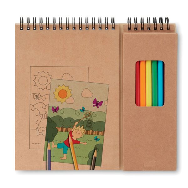 Colouring set with notepad Thumbnail