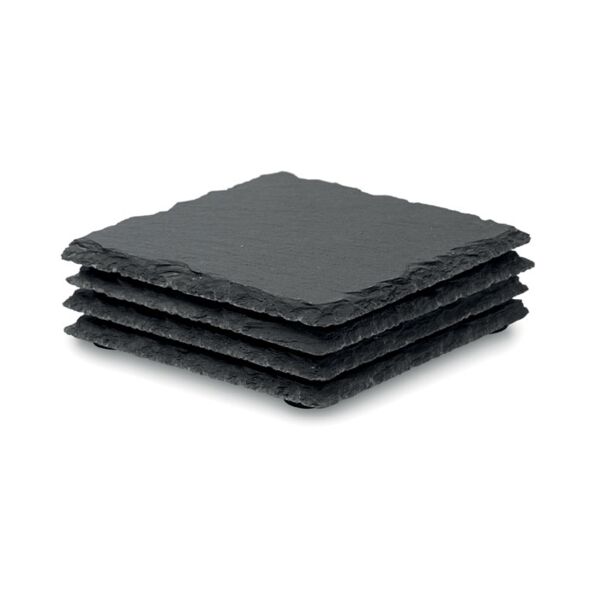 Slate coasters with EVA bottom Thumbnail