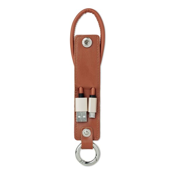 USB-A to micro-B cable keyring Thumbnail