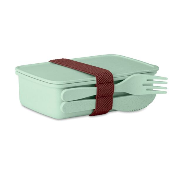 Lunch box in bamboo fibre /PP Thumbnail