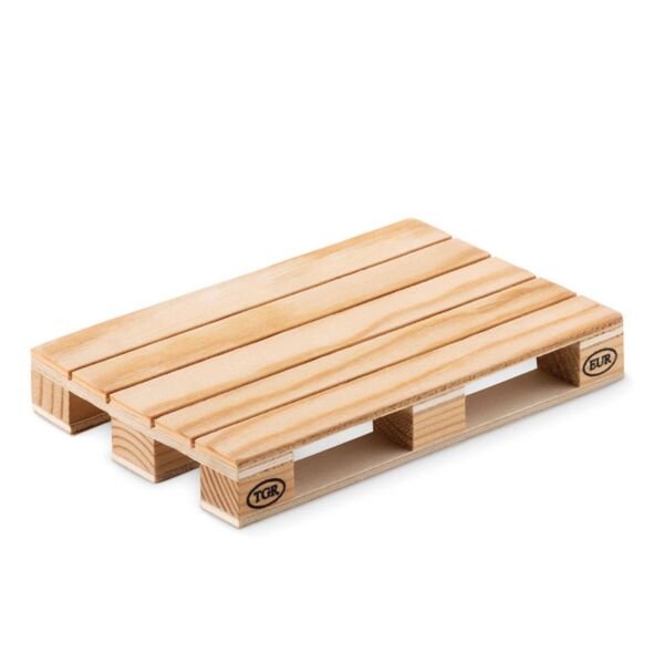 Wooden coaster in pallet shape Thumbnail