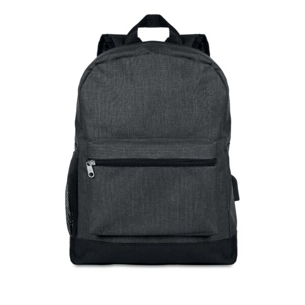 600D 2 tone polyester backpack Thumbnail