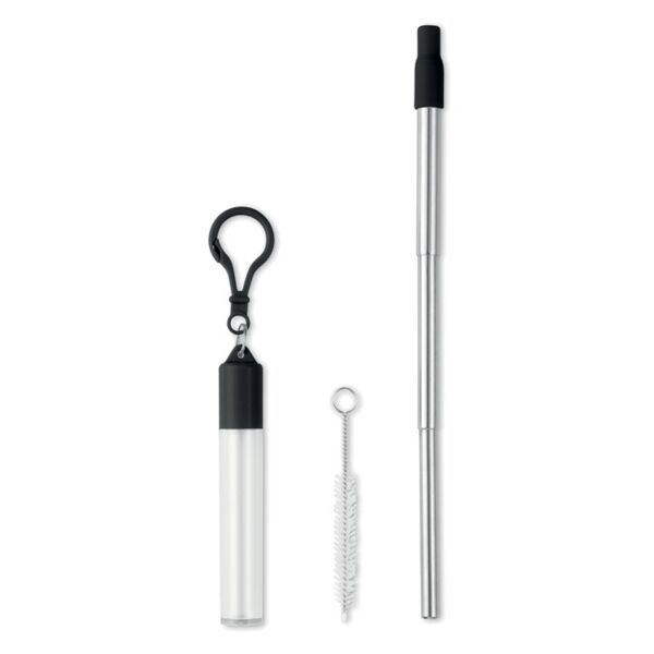 Telescopic straw with brush Thumbnail