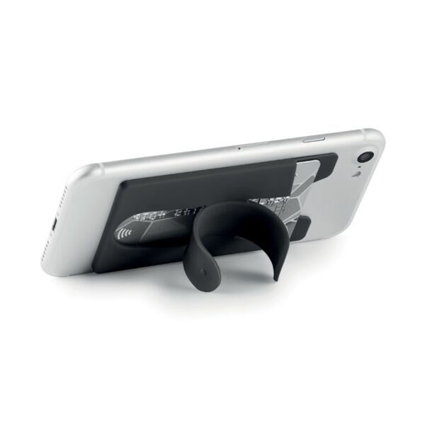 Silicone cardholder with snap Thumbnail