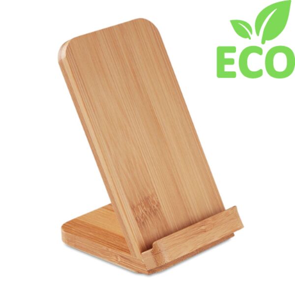 Bamboo wireless charge stand5W Thumbnail
