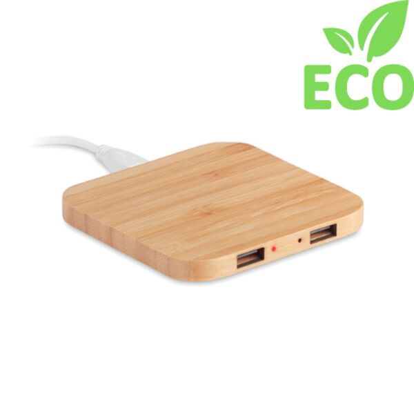 Bamboo wireless charge pad 5W Thumbnail