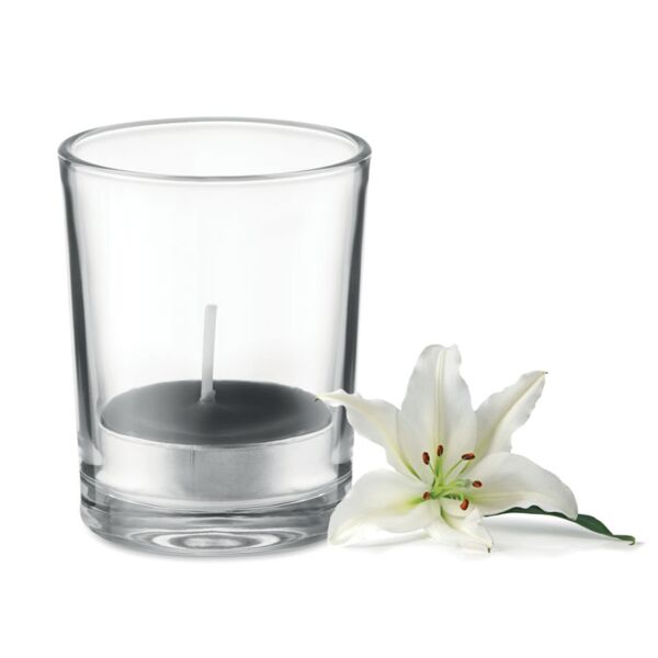 Transparent glass holder candle Thumbnail