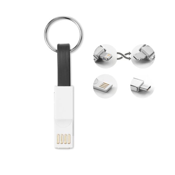 Key ring 3 in 1 charging cable Thumbnail