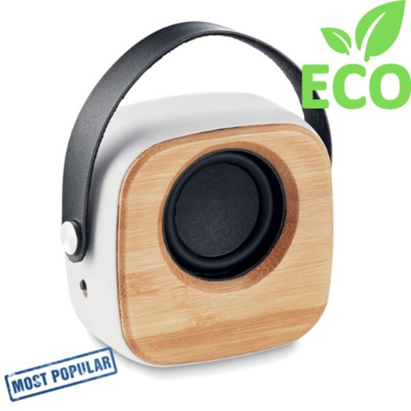 Speaker 3W with bamboo front Thumbnail