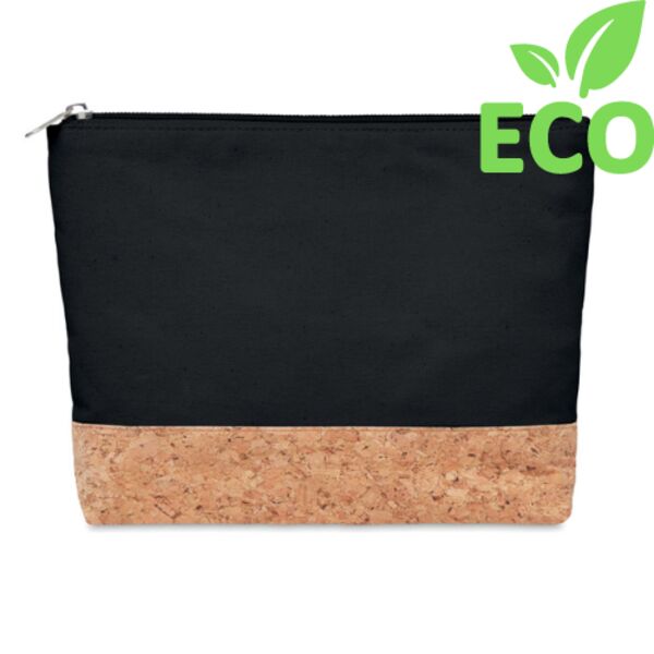 Cork & cotton cosmetic bag Thumbnail