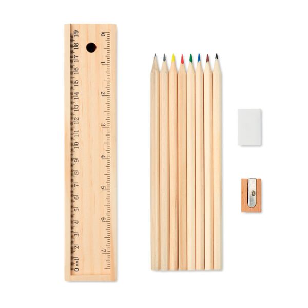 Stationery set in wooden box Thumbnail