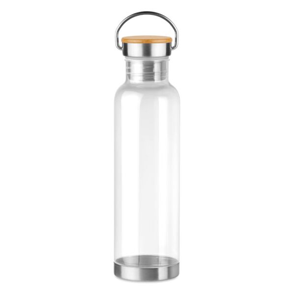 Tritan 800ml bottle bamboo top Thumbnail