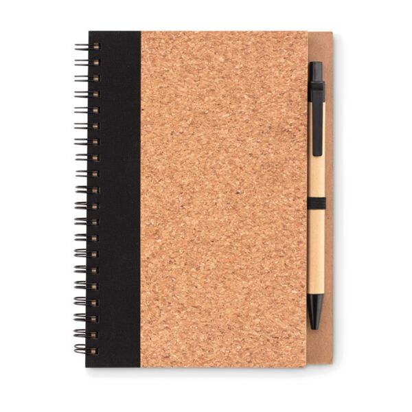 Cork notebook with pen Thumbnail