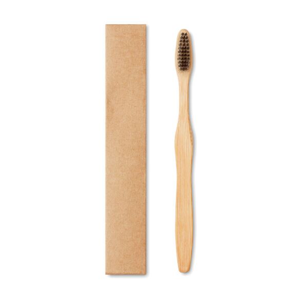 Bamboo toothbrush in Kraft box Thumbnail